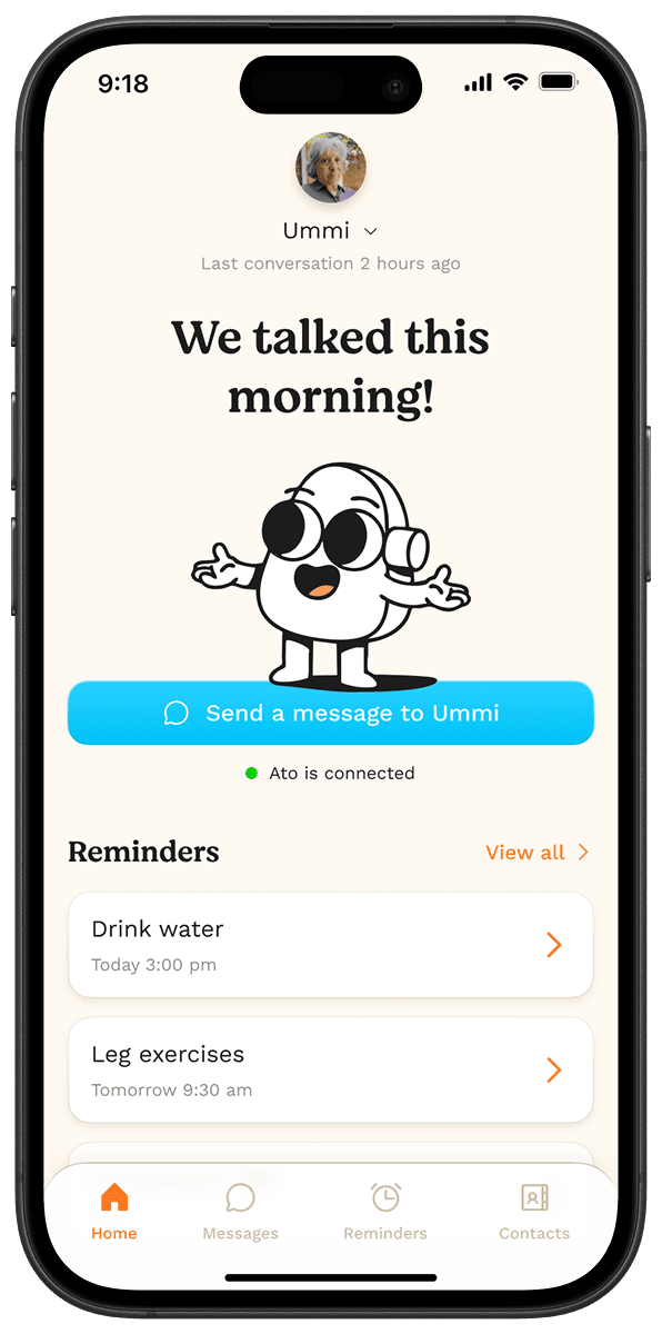 Ato Family App Interface