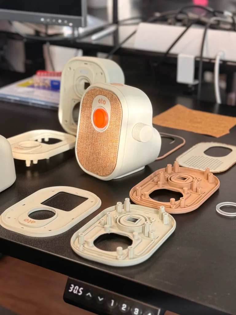 Launch-ready Ato devices and components on the workbench